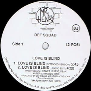 Def Squad - Love Is Blind